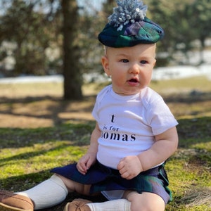 Black Watch Tartan Baby Kilt Set