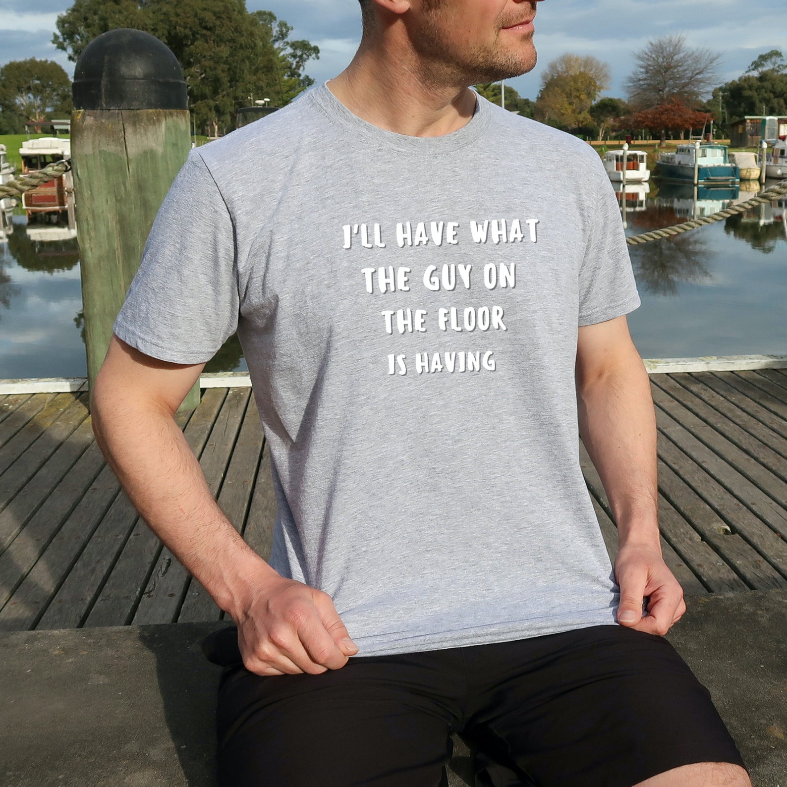 Funny Drinking Shirts Guy On Floor Is Having Drinking Shirt Etsy