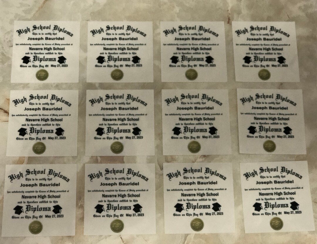 Pre Cut Diploma/ Graduation Edible Images - Etsy