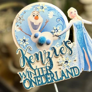 Cake Topper- Frozen - Girl