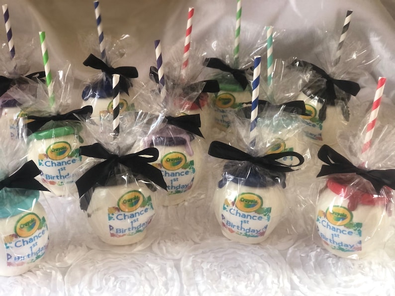 Paint Can Candy Apples Birthday Parties Etsy