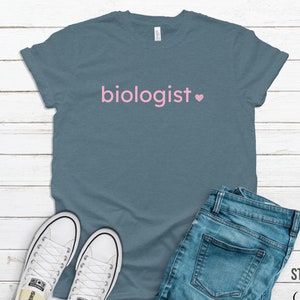 Biologist Bella Canvas Unisex Tee Women in Science - Female Scientist Gift - STEMinist - Trust Me I&#39;m a Scientist - College Care Package