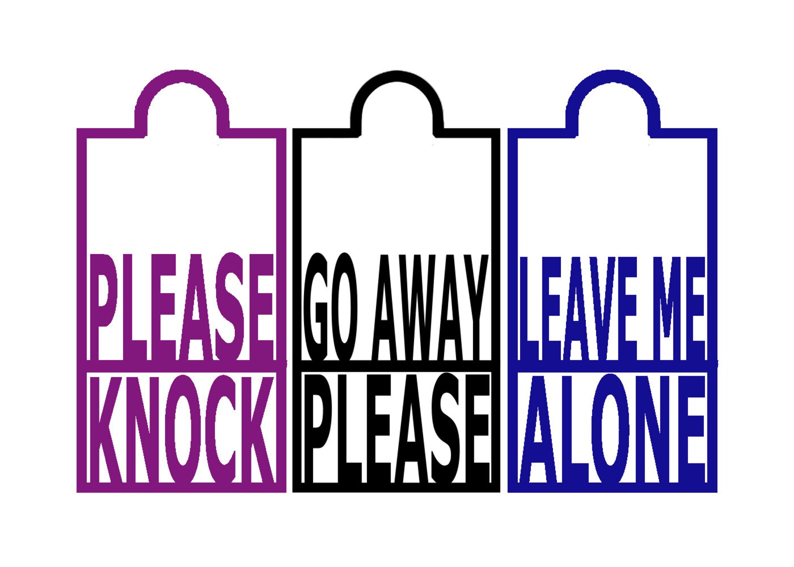 Custom Door Knob Sign Personalized 3D Printing For Home Etsy