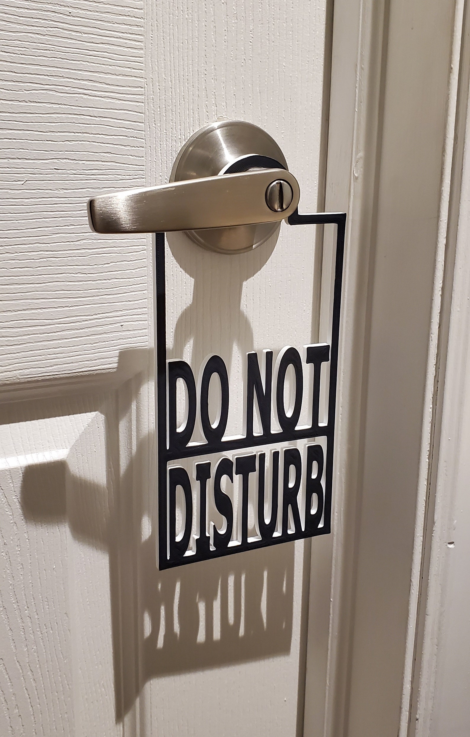 Custom Door Knob Sign Personalized 3D Printing For Home Etsy