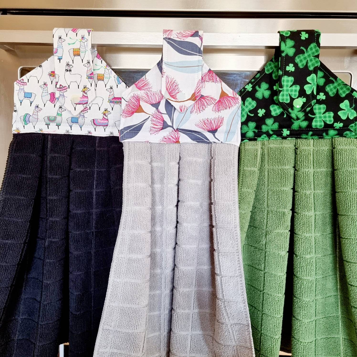 Hanging Hand Towel, Loop Hand Towel for Oven Door, Kitchen, Laundry