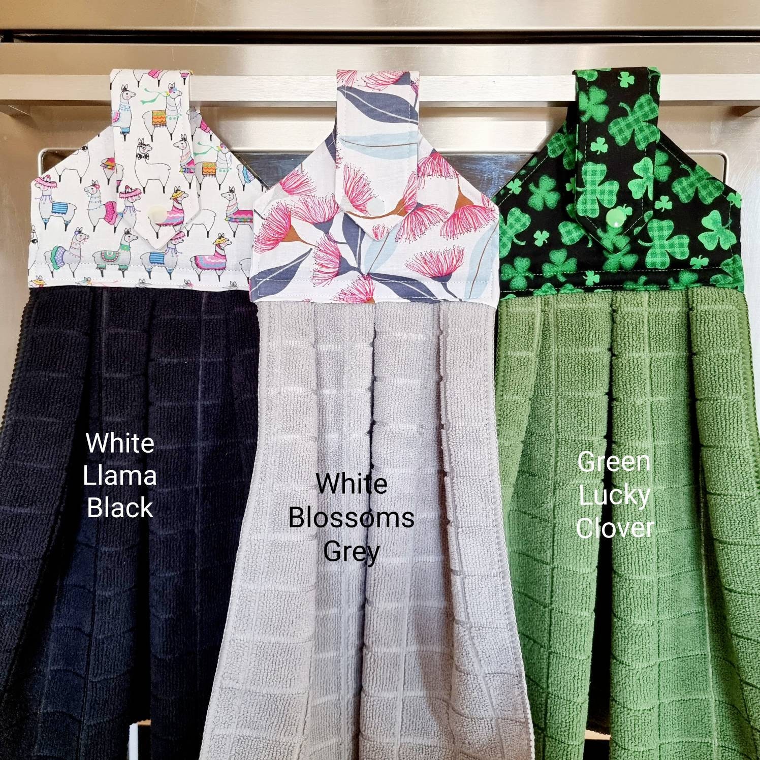 Hanging Hand Towel, Loop Hand Towel for Oven Door, Kitchen, Laundry