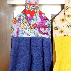 Secial Handmade Hanging Hand Towel, Loop Hand Towel, Hand Towel Topper for Oven door, Kitchen, Laundry, Bathroom, Caravan, Boat, BBQ Area image 7