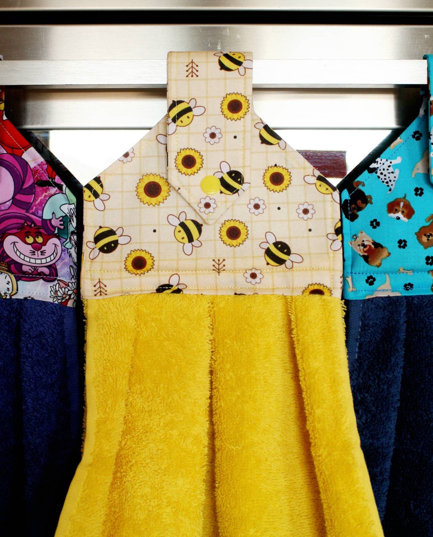 Secial Handmade Hanging Hand Towel, Loop Hand Towel, Hand Towel Topper