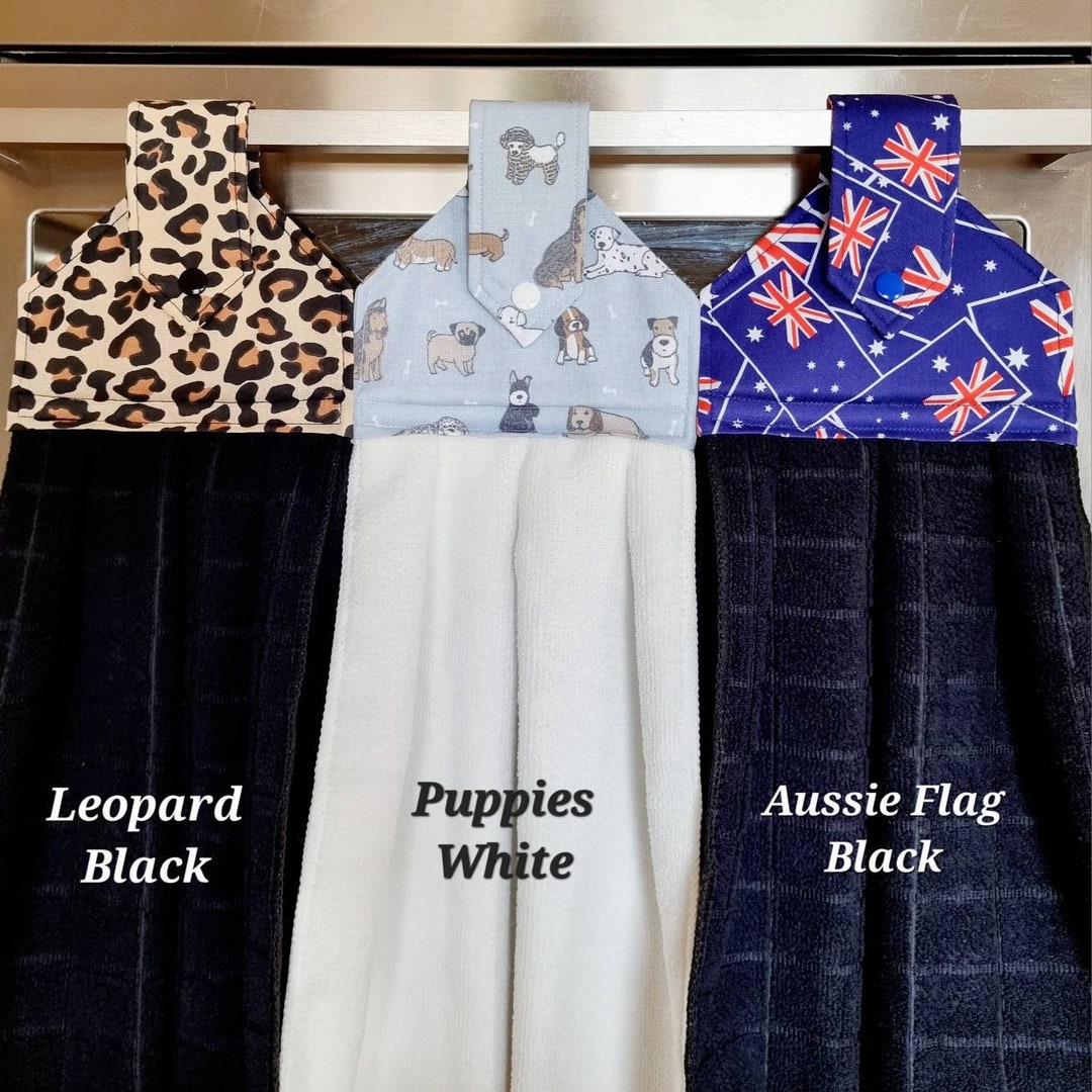 Hanging Hand Towel, Loop Hand Towel for Oven Door, Kitchen, Laundry