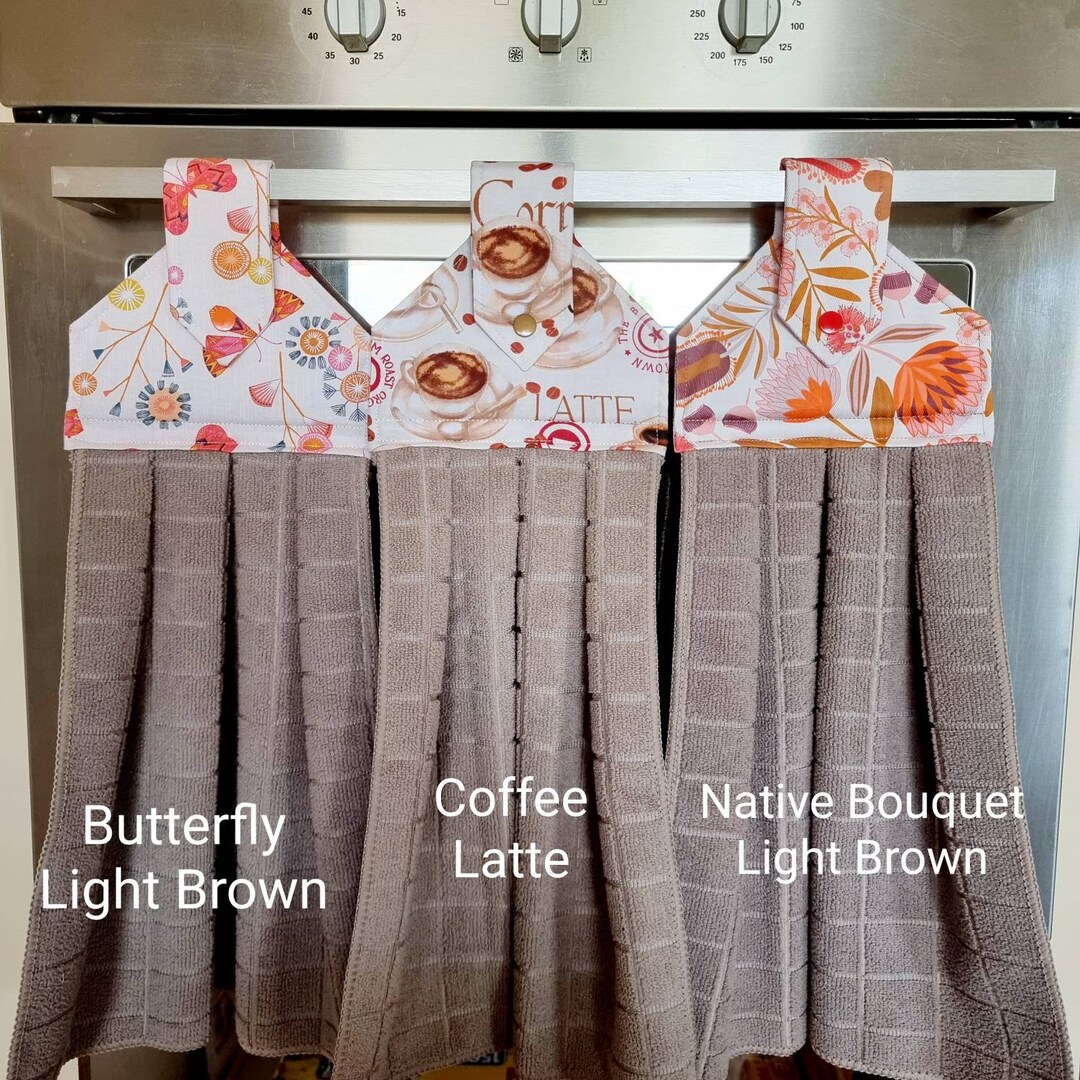 Hanging Hand Towel, Loop Hand Towel, Hand Towel Topper for Oven Door