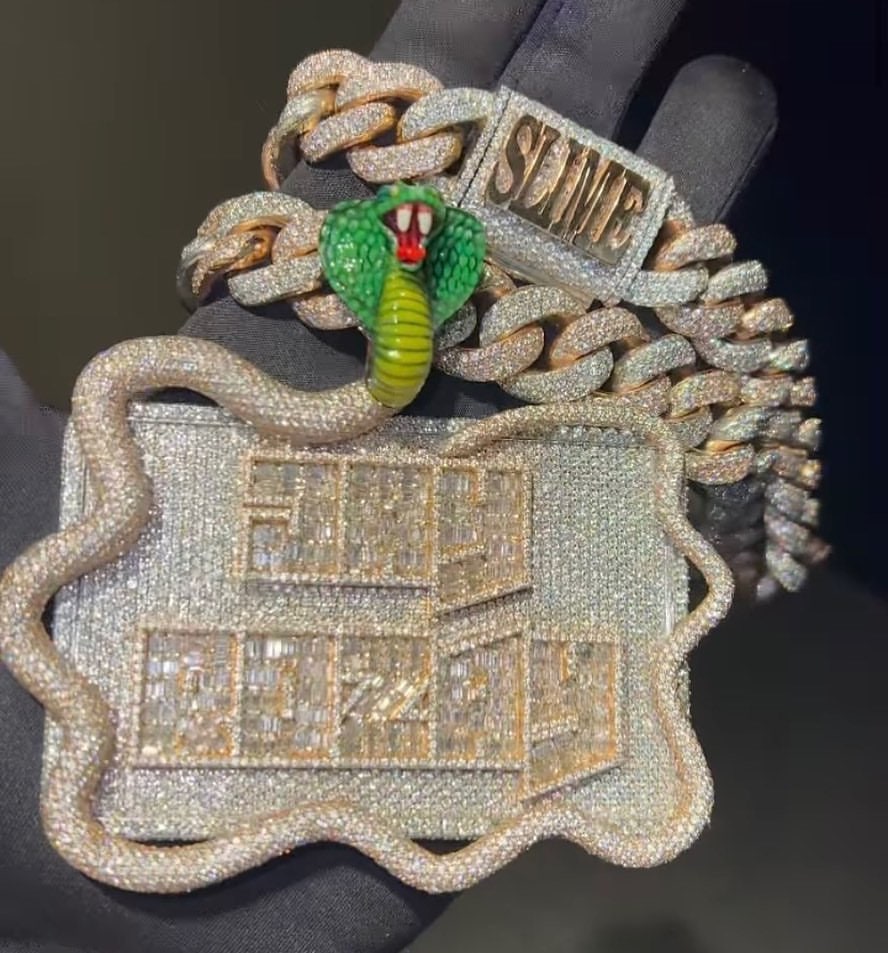 Iced out snake chain deals