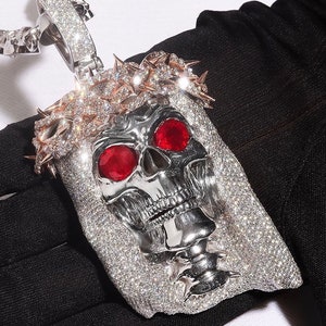 3D Jesus Pendant, Custom Hip Hop Pendant For Men, Hip Hop Jewelry, Jesus Charm Pendant, Moissanite Pendant, Pass Diamond Tester, 925 Silver