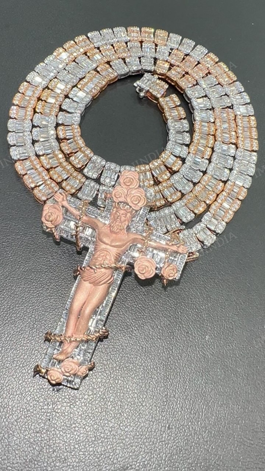 Jewelry - Ciondolo In Acciaio Vetro Croce Gerusalemme Stringa - 26,90 - Foto 9