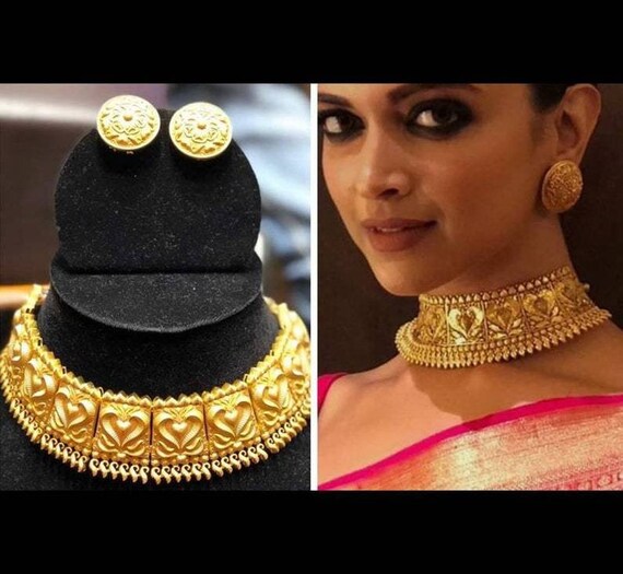 Deepika Padukone Gold Plated Choker 