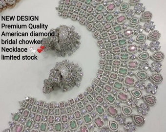 Big Diamond Necklace - Etsy Australia