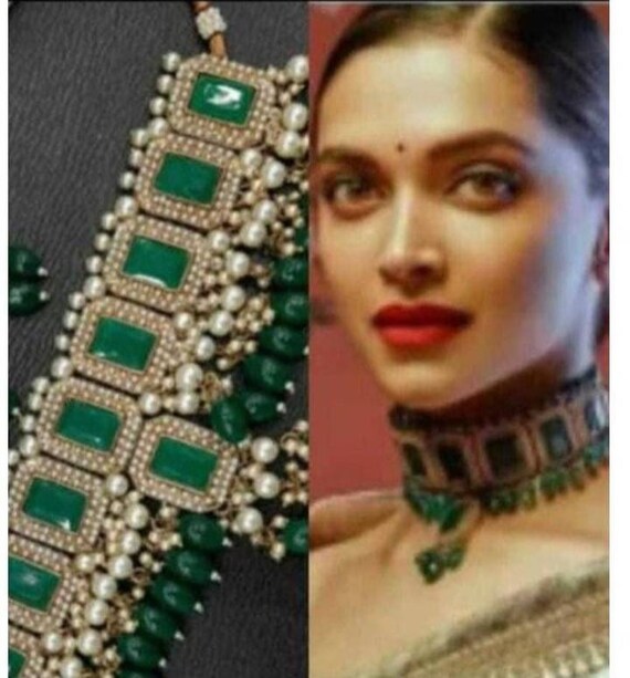 Deepika Padukone Choker/ Indian Jewelry 