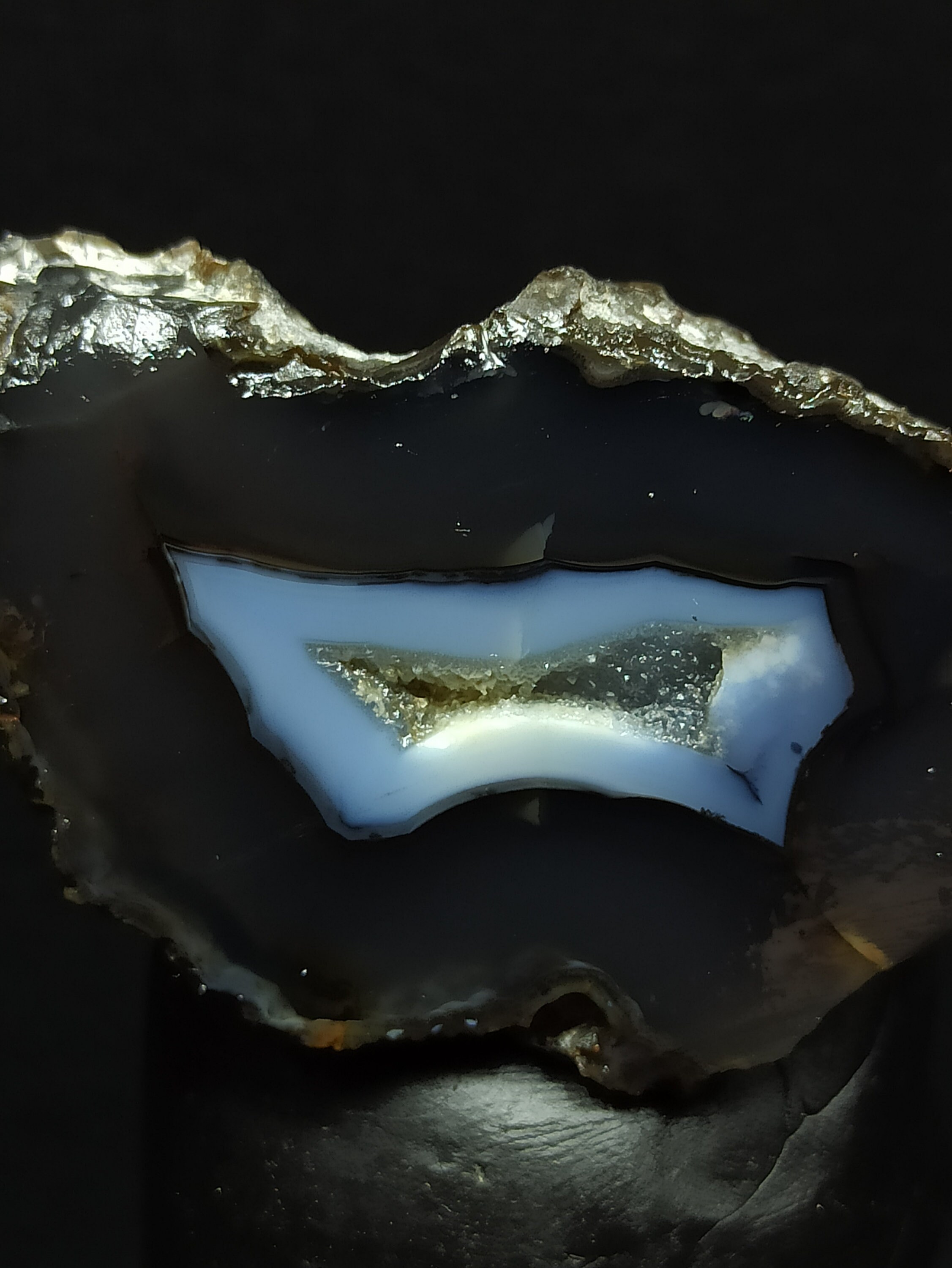 ミニブルージオードアゲート、ブルーバンドアゲート、ブルージオード