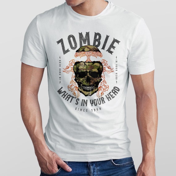 Rock and Roll Zombie, Women's T-Shirt Fitted