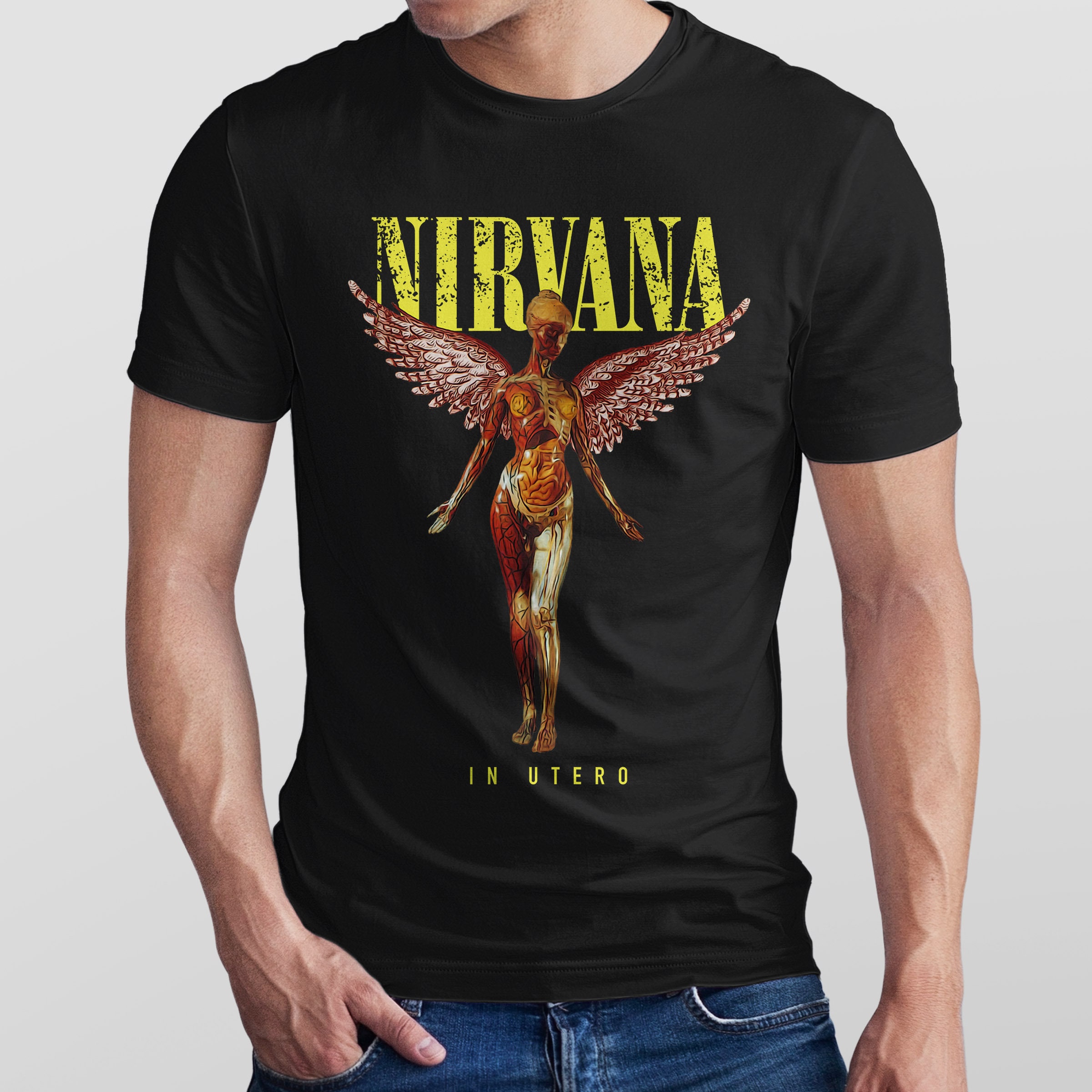 Nirvana in Utero Unisex Tshirt l Gift For Music Lovers l Etsy