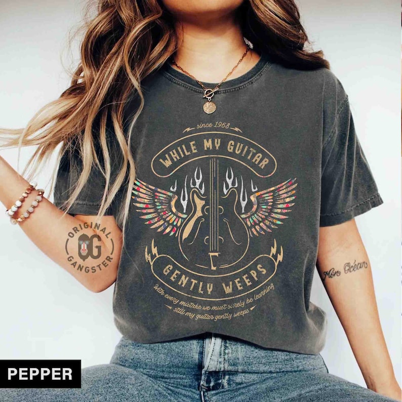 Old School Band Tee, Concert Shirt, Vintage Retro Band Tee, Rock Band Tee, Oversized Trendy Shirts, Comfort Colors, Gift for