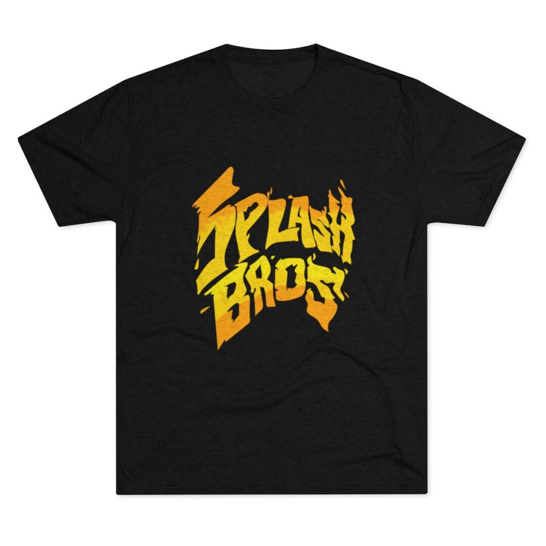 Splash Bros Golden State Warriors Triblend Tshirt Gold Text Etsy