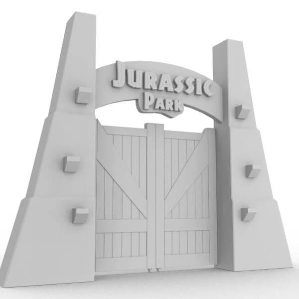 Jurassic Park Gate Svg - Etsy