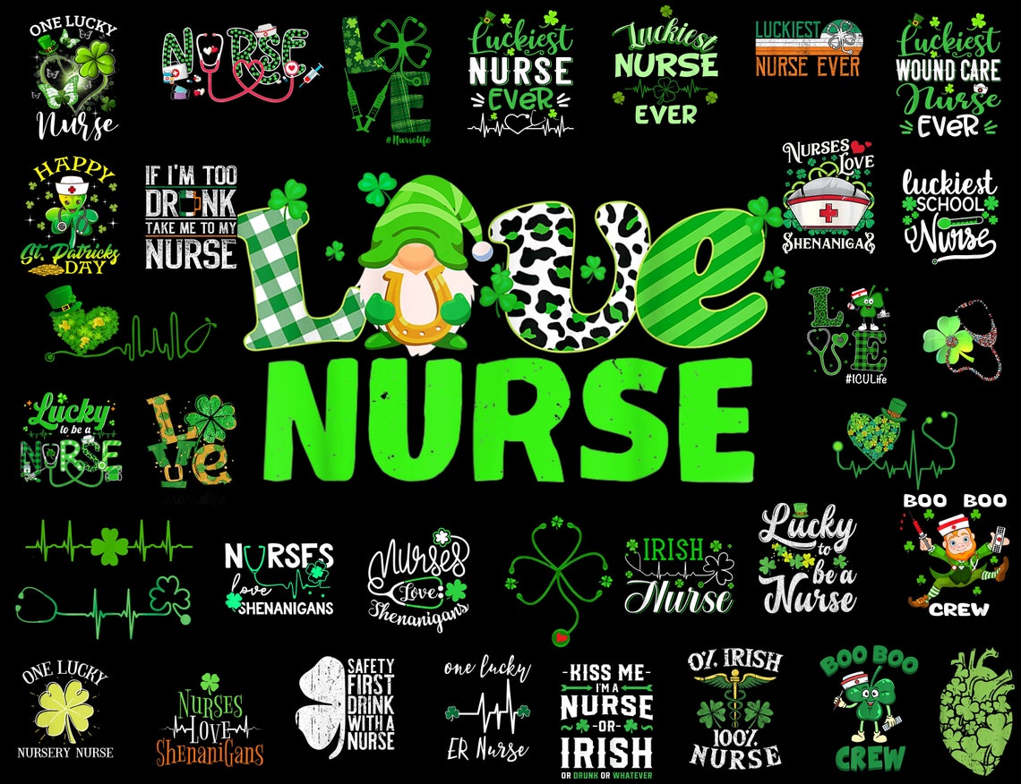 nurse st pattys day shirts