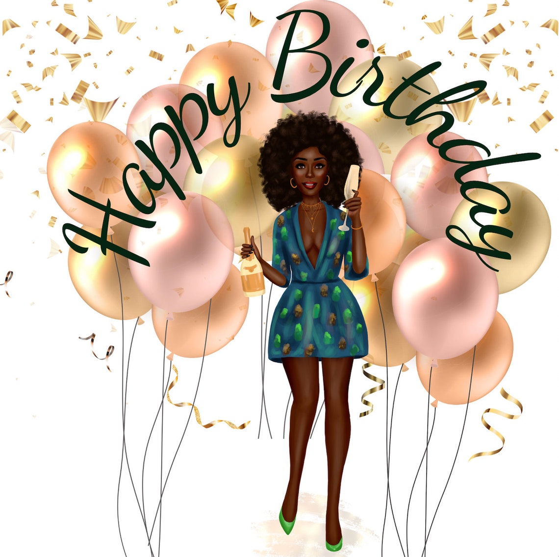 Let's Celebrate Birthday Card - Etsy