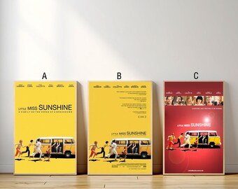 Little Miss Sunshine Movie Poster, Canvas Print, Wall Art Canvas Painting Living Room Bedroom Docor,Fan Gift