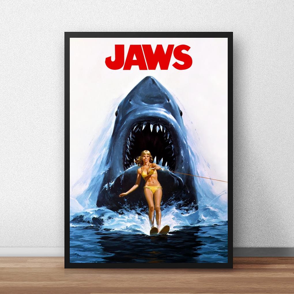 Jaws Movie Poster Print & Unframed Canvas Prints