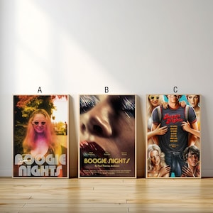 Boogie Nights Movie Poster, Canvas Print, Wall Art Canvas Painting Living Room Bedroom Docor,Fan Gift