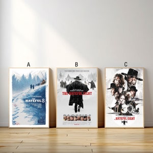 The Hateful Eight Film Poster, Leinwand Druck, Wand Kunst Leinwand Gemälde Wohnzimmer Schlafzimmer Docor, Fan Geschenk