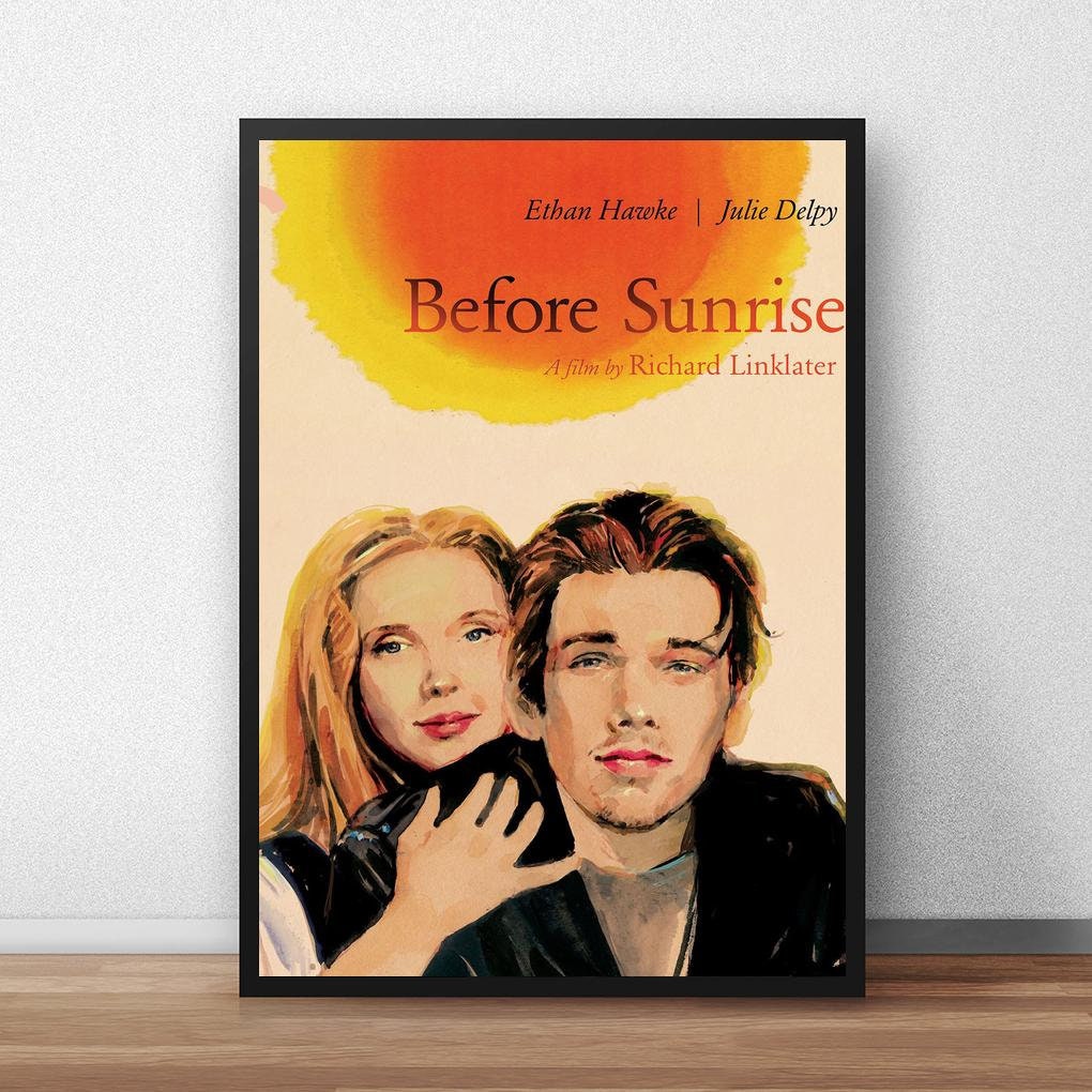 Before Sunrise Movie Poster Print, Wall Decor Poster