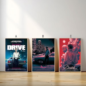 Drive Movie Poster, Canvas Print, Wall Art Canvas Painting Living Room Bedroom Docor,Fan Gift
