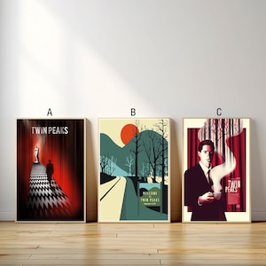 Twin Peaks Film Poster, Leinwanddruck, Wand Kunst Leinwand Malerei Wohnzimmer Schlafzimmer Docor,Fan Geschenk