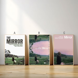 Mirror Andrei Tarkovsky Movie Poster, Canvas Print, Wall Art Canvas Painting Living Room Bedroom Docor,Fan Gift