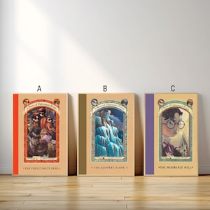 A Series of Unfortunate Events Movie Poster, Canvas Print, Wall Art Canvas Painting Living Room Bedroom Docor,Fan Gift