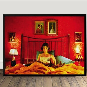Amelie Movie Poster, Canvas Print, Wall Art Canvas Painting Living Room Bedroom Docor