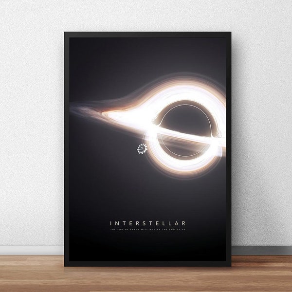 Interstellar Movie Poster, Canvas Print, Wall Art Canvas Painting Living Room Bedroom Docor