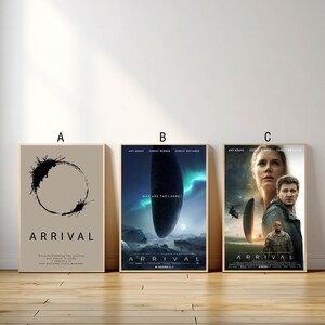 Arrival Movie Poster, Canvas Print, Wall Art Canvas Painting Living Room Bedroom Docor,Fan Gift