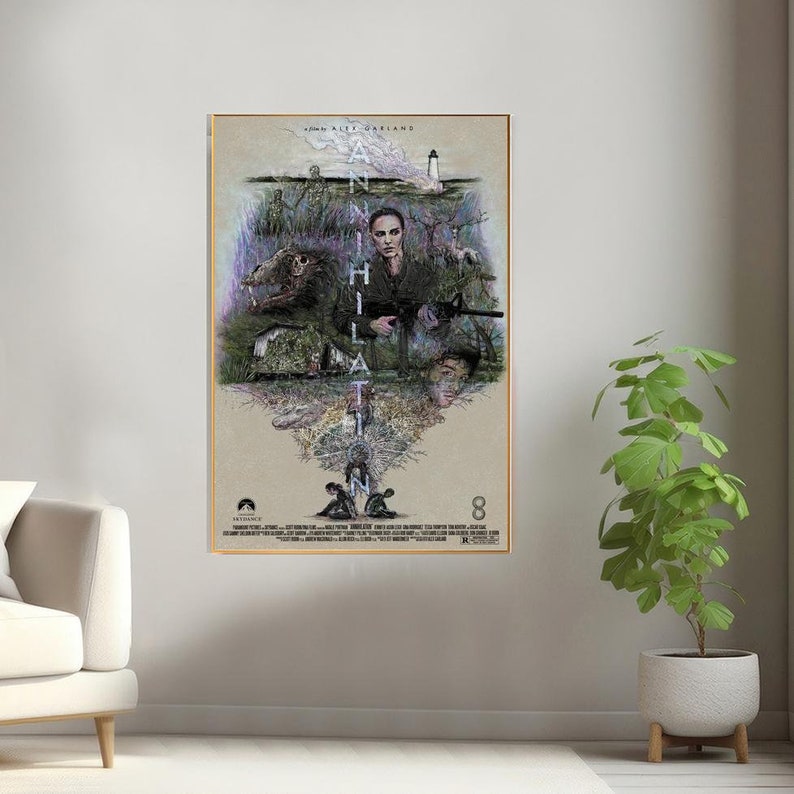Annihilation Movie Poster, Canvas Print, Wall Art Canvas Painting ...