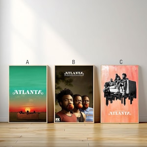 Atlanta Movie Poster, Canvas Print, Wall Art Canvas Painting Living Room Bedroom Docor,Fan Gift
