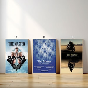 The Master Movie Poster, Canvas Print, Wall Art Canvas Painting Living Room Bedroom Docor,Fan Gift