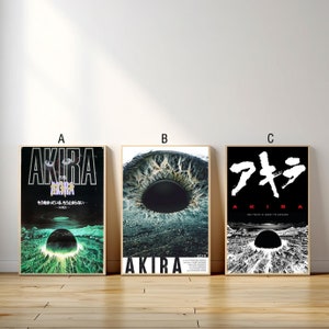 Poster del film Akira, stampa su tela, dipinto su tela per soggiorno, camera da letto, regalo per fan