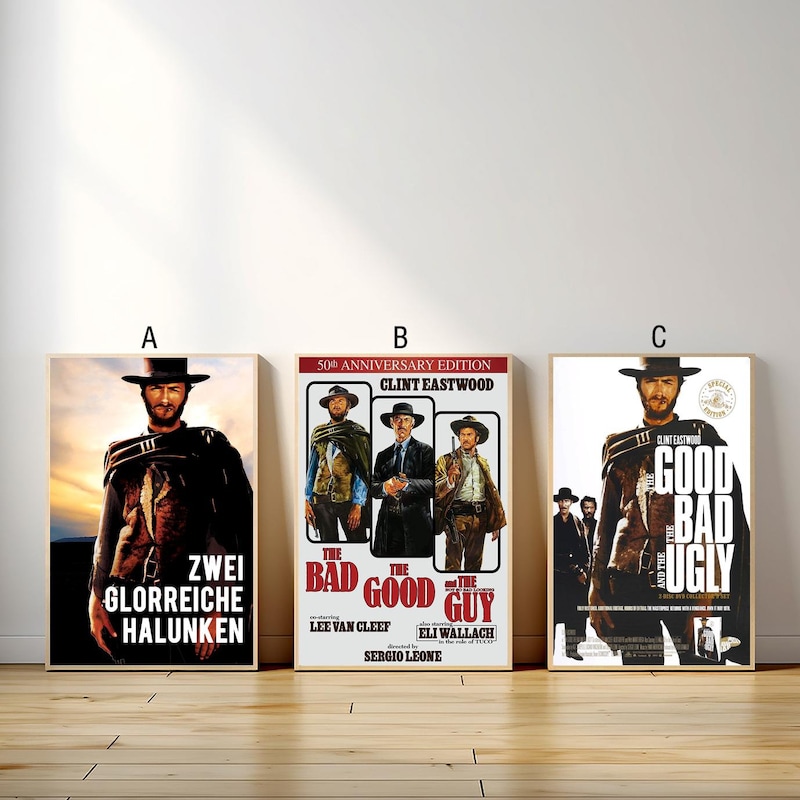 The Good the Bad and the Ugly Poster - Etsy