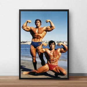 Arnold Schwarzenegger Bodybuilding Poster, Canvas Print, Wall Art Canvas Painting Living Room Bedroom Docor