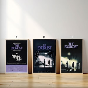 The Exorcist Movie Poster, Canvas Print, Wall Art Canvas Painting Living Room Bedroom Docor,Fan Gift
