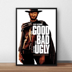 The Good The Bad And The Ugly Filmplakat, Leinwanddruck, Wandkunst Leinwand Gemälde Wohnzimmer Schlafzimmer Docor