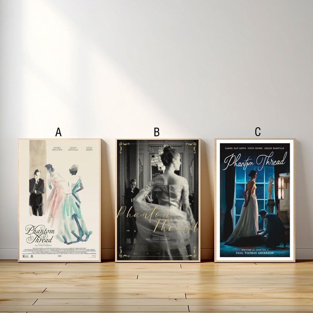 Phantom Thread Background Phantom Thread Movie Poster, Canvas Print, Wall Art Canvas Painting ...