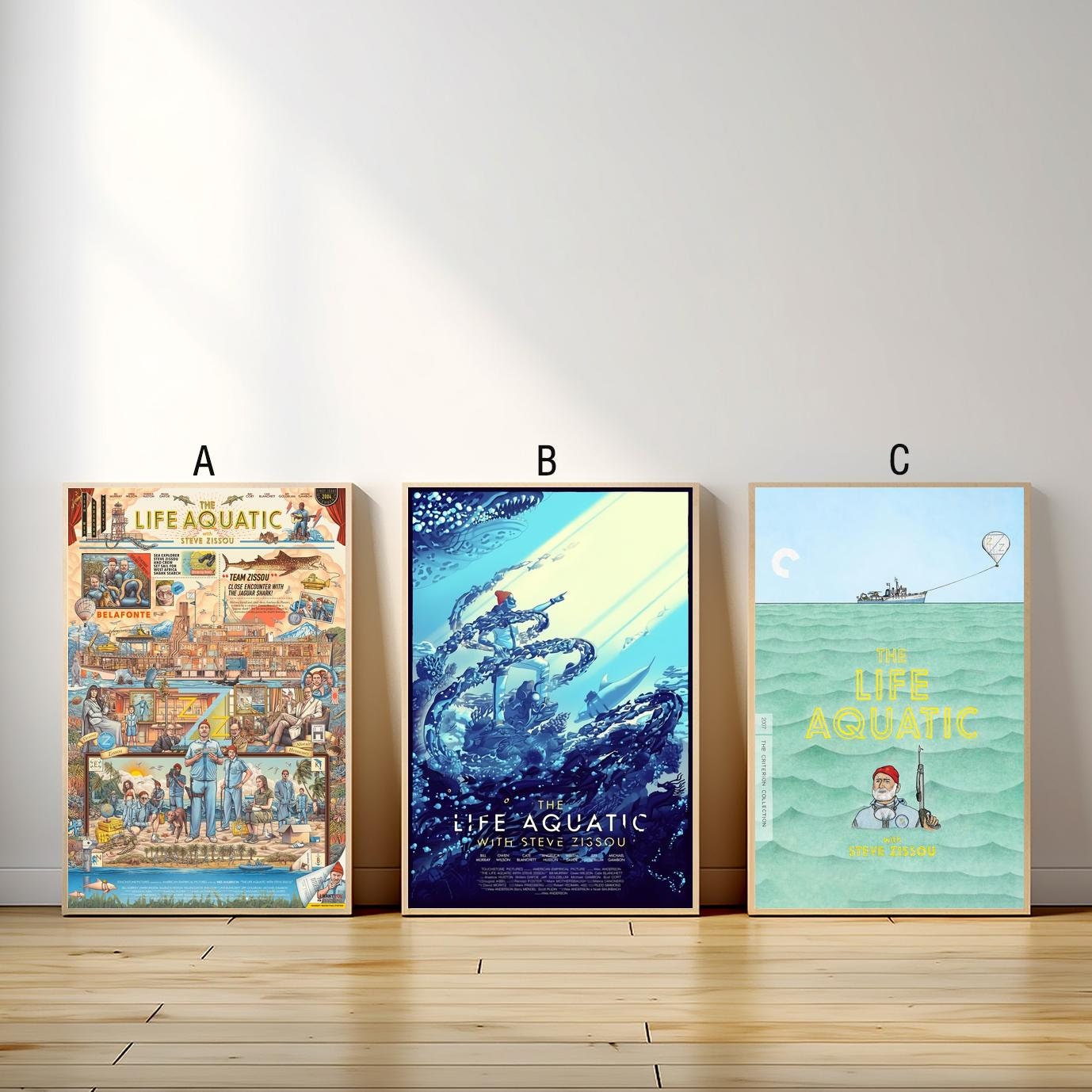 Life Aquatic Poster - Etsy